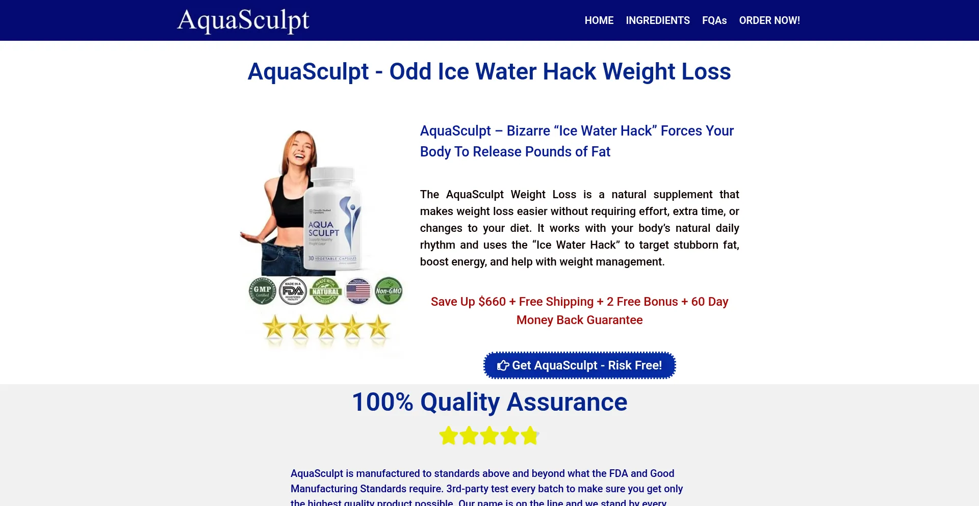 Website screenshot of Aquascult.com