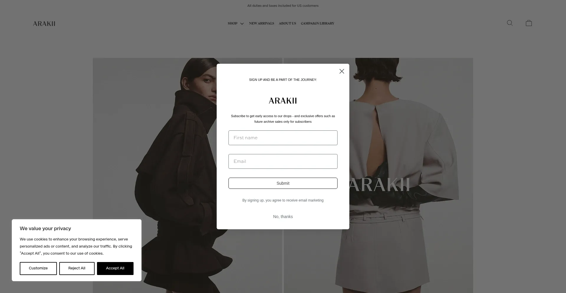 Ist Arakii.com sicher und vertrauenswürdig?