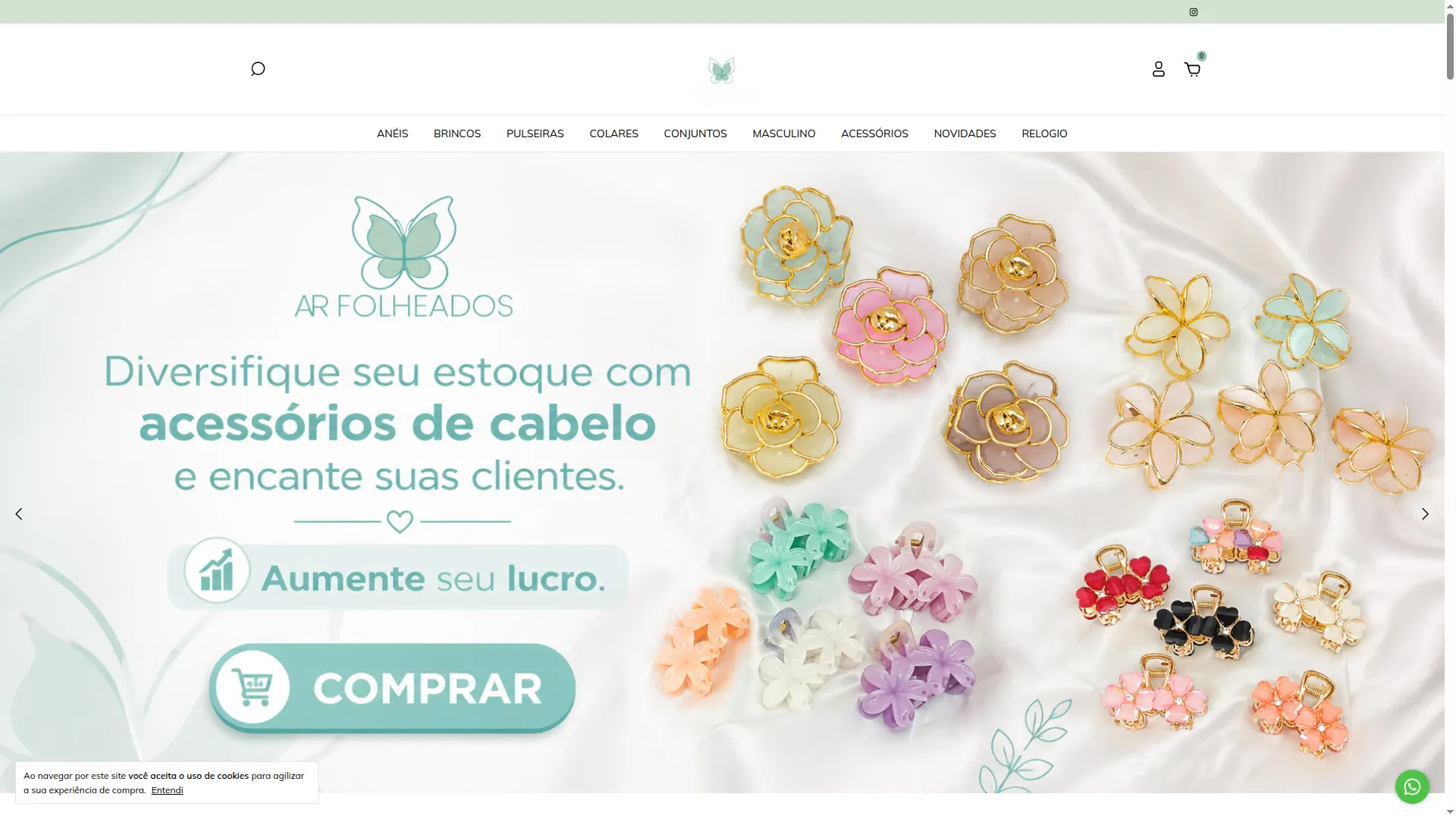 Aratacadodefolheados.com.br