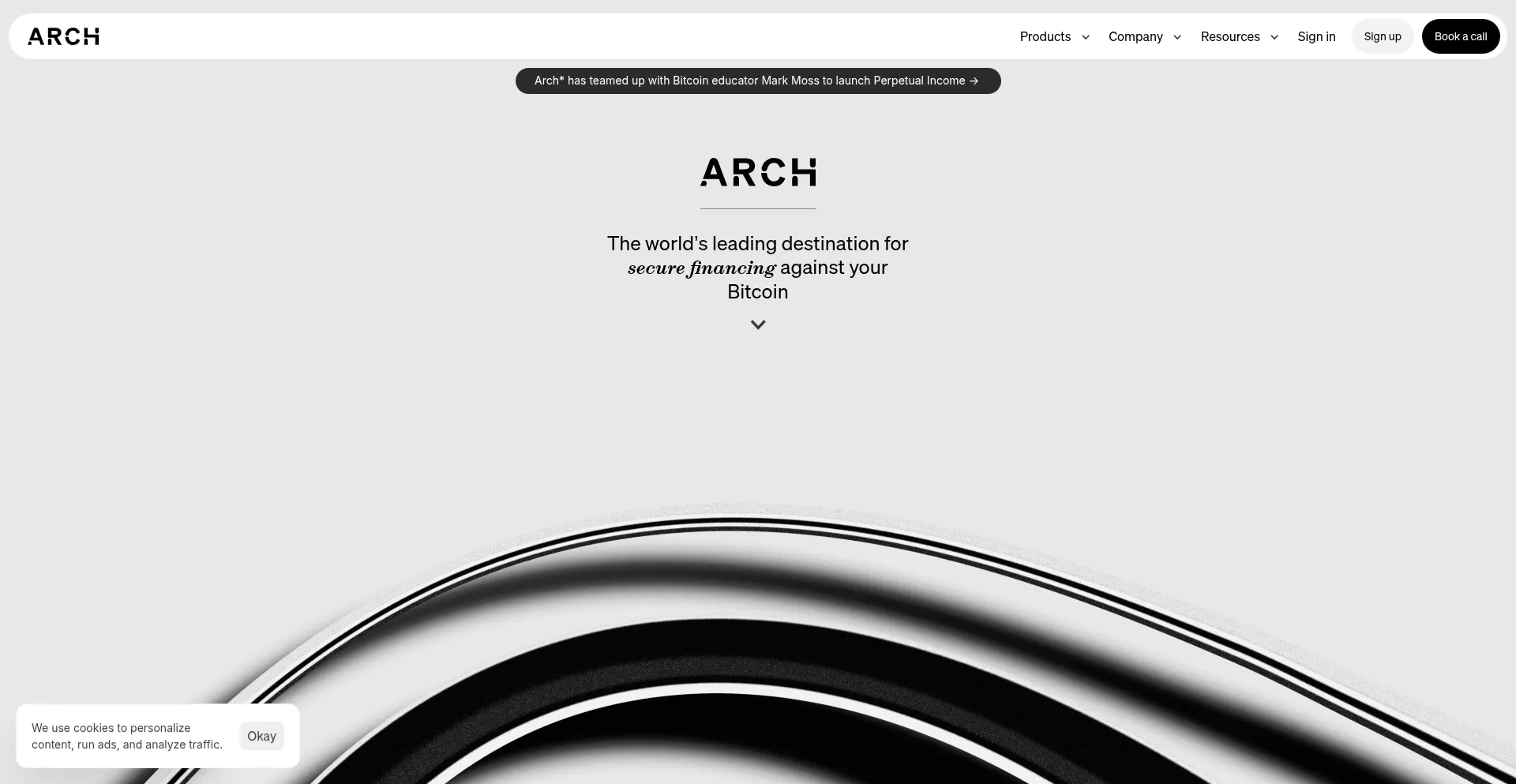 Archlending.com Screenshot