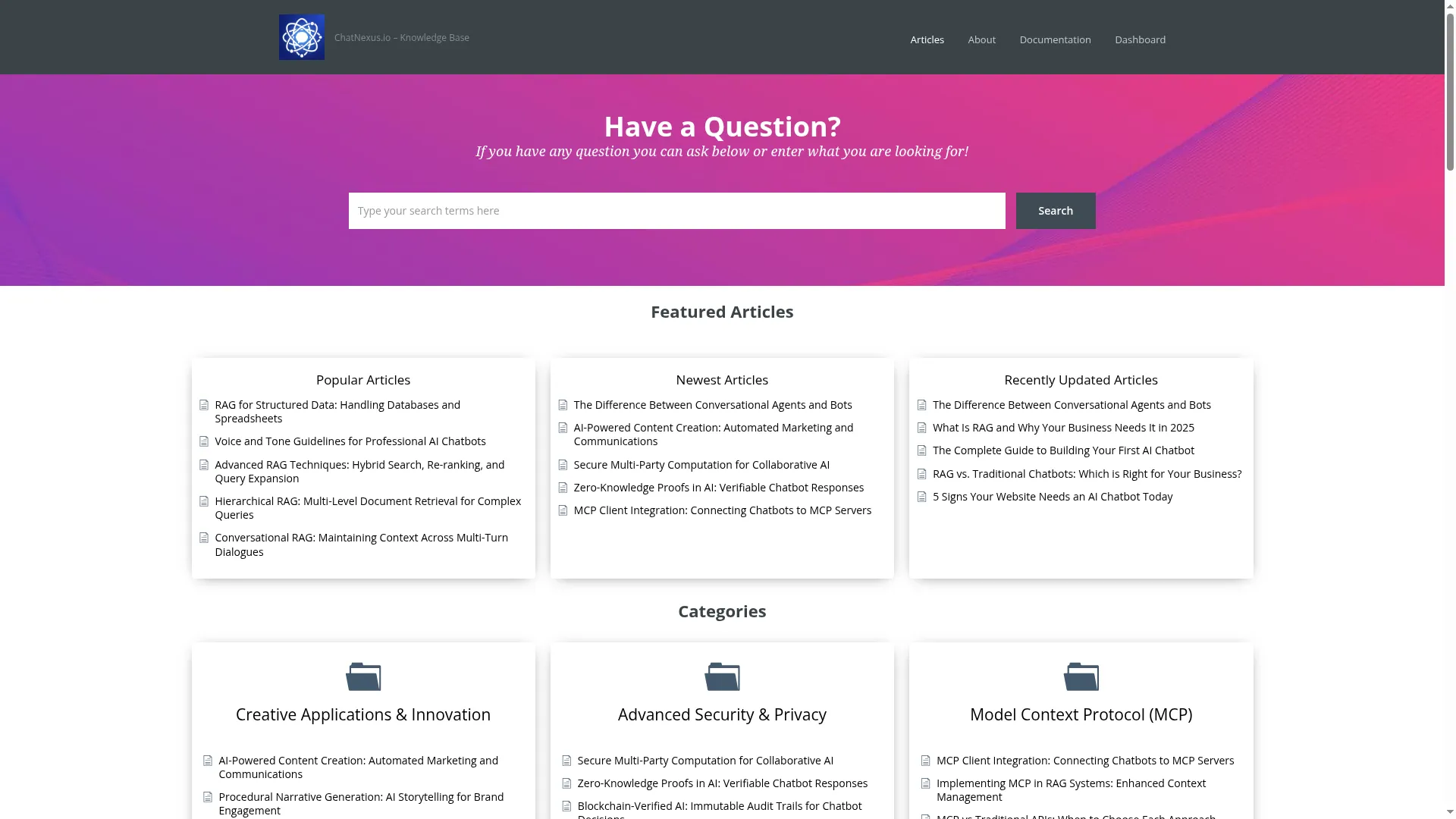 Articles.chatnexus.io