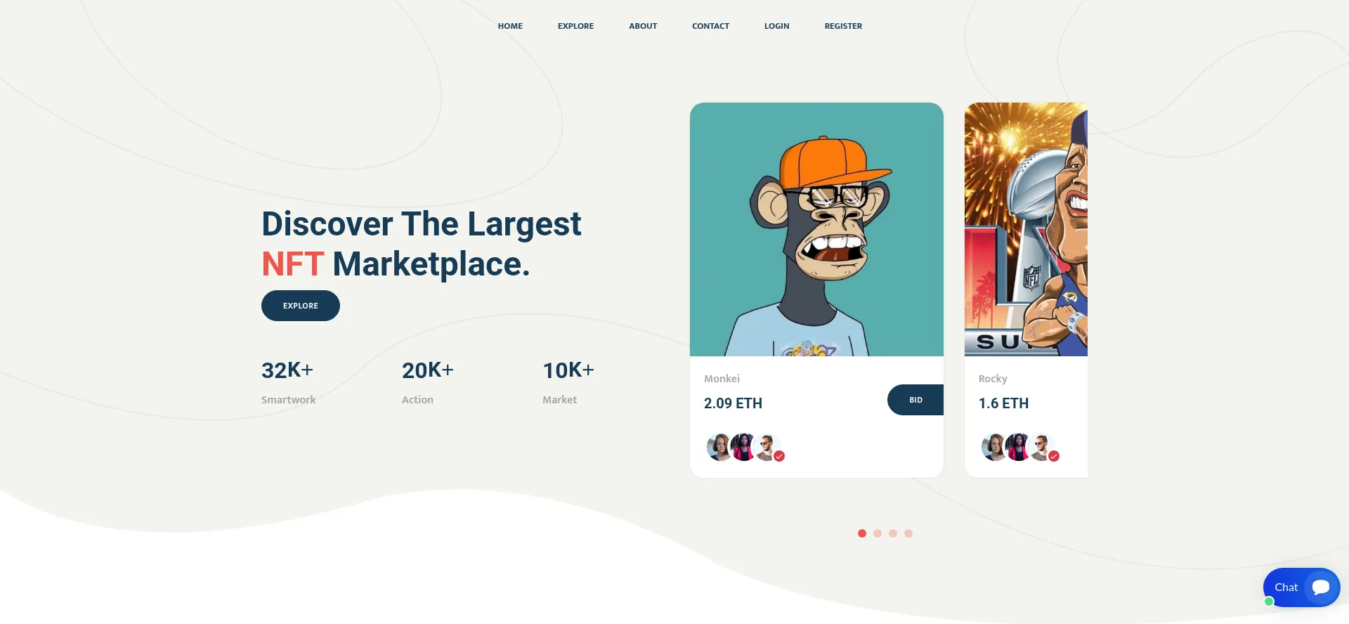 Website screenshot of Artminted-sea.com