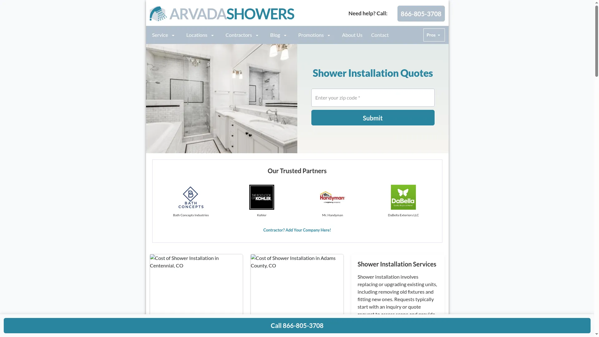 Arvadashowers.com