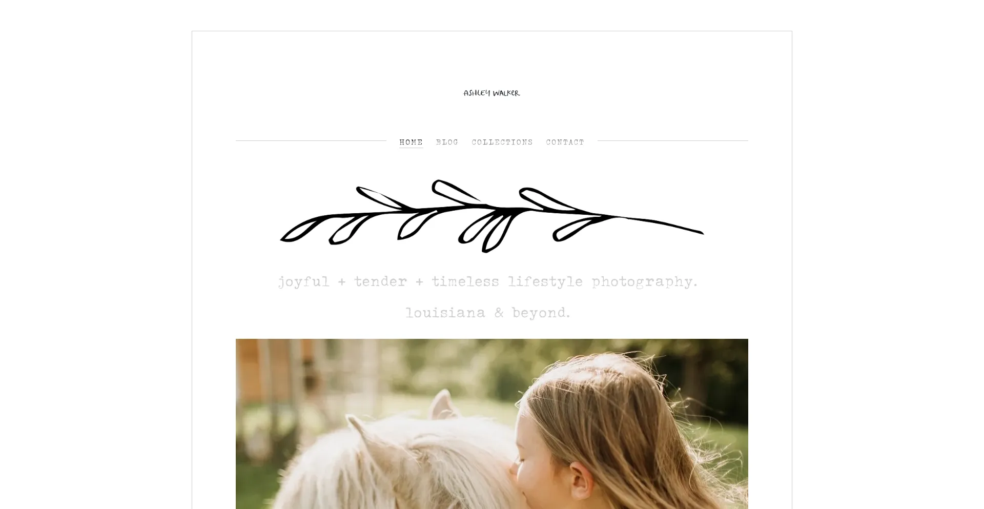 Website screenshot of Ashley-walkerphoto.com