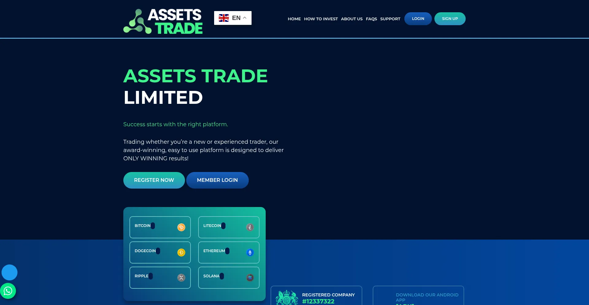 Ist Assetstradeltd.com sicher und vertrauenswürdig?