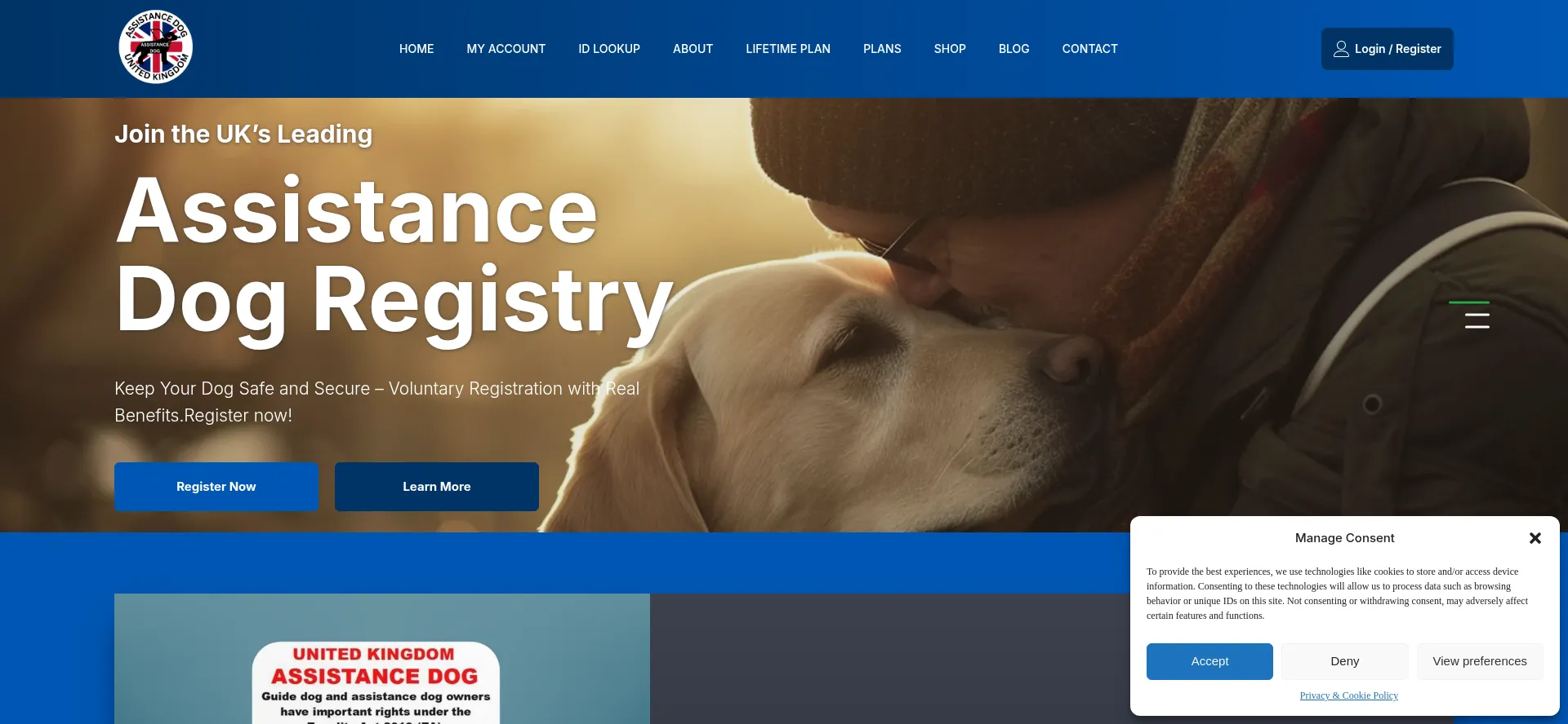 Assistancedogregistry.co.uk