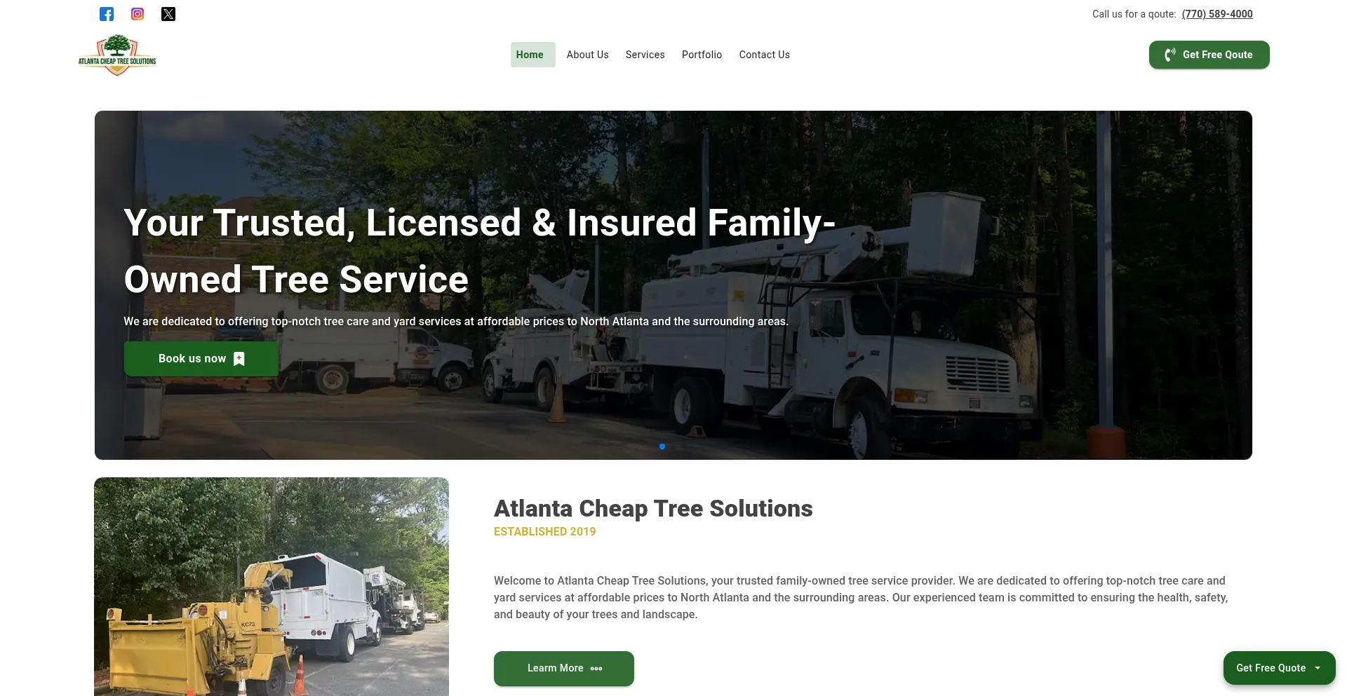 Ist Atlantacheaptreesolutions.com sicher und vertrauenswürdig?