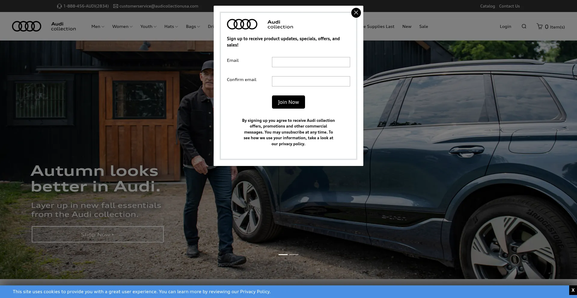 Audicollectionusa.com Screenshot