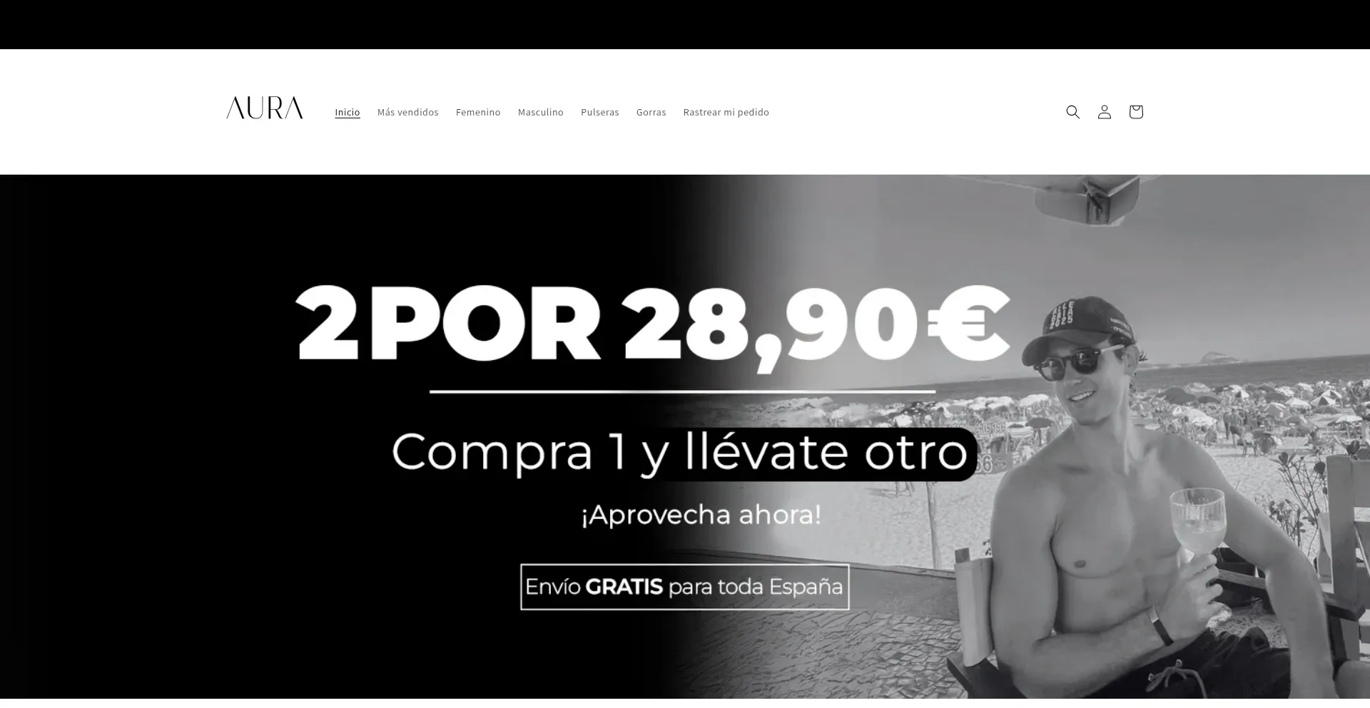 Website screenshot of Auramadrid.com