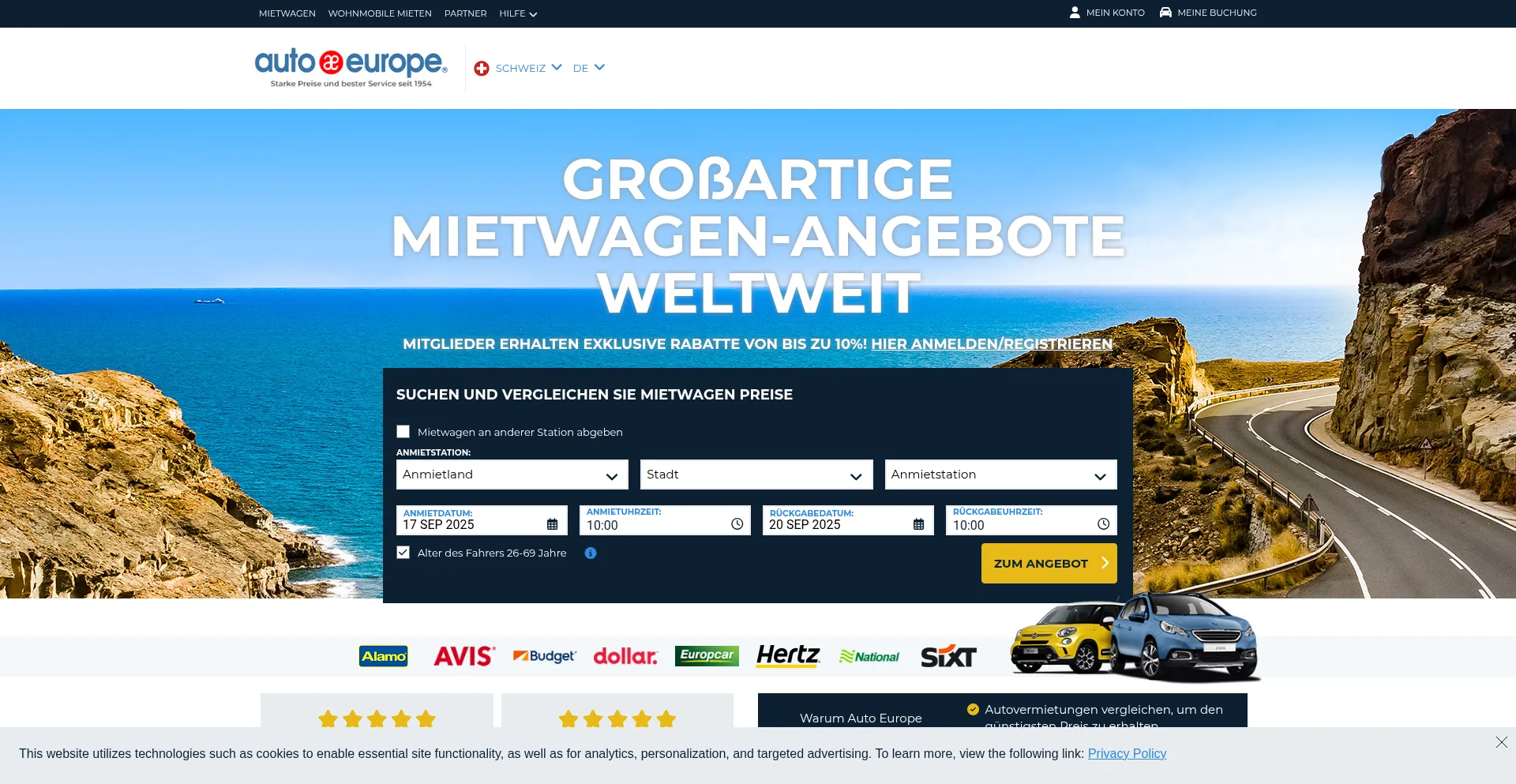 Ist Autoeurope.ch sicher und vertrauenswürdig?
