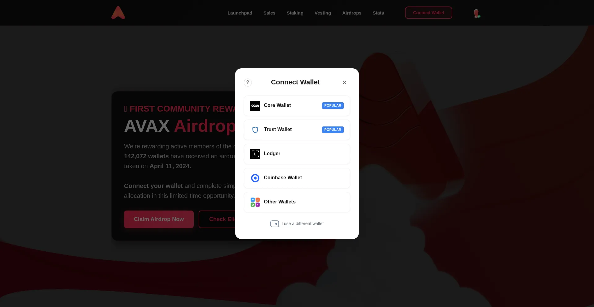 Website screenshot of Ava-earn.com