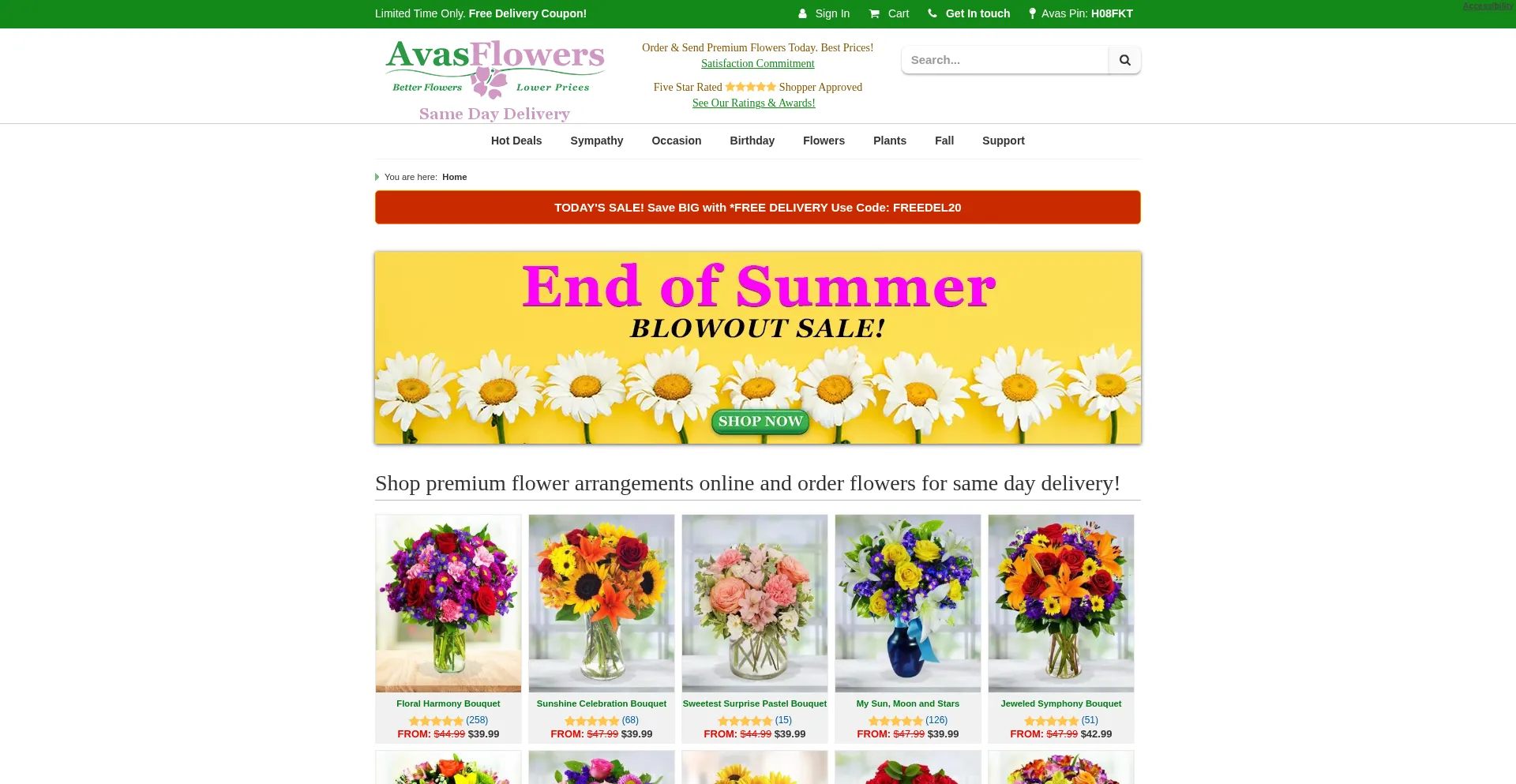 Ist Avasflowers.net sicher und vertrauenswürdig?