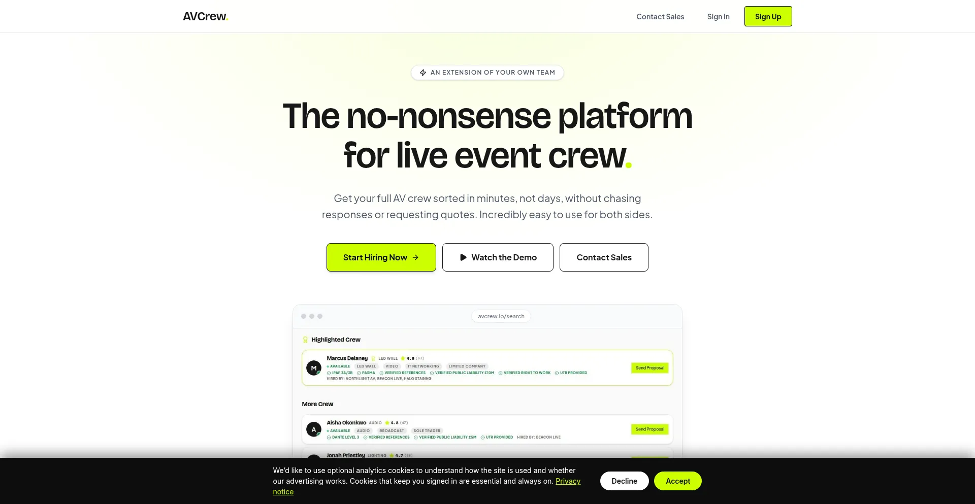 Avcrew.io