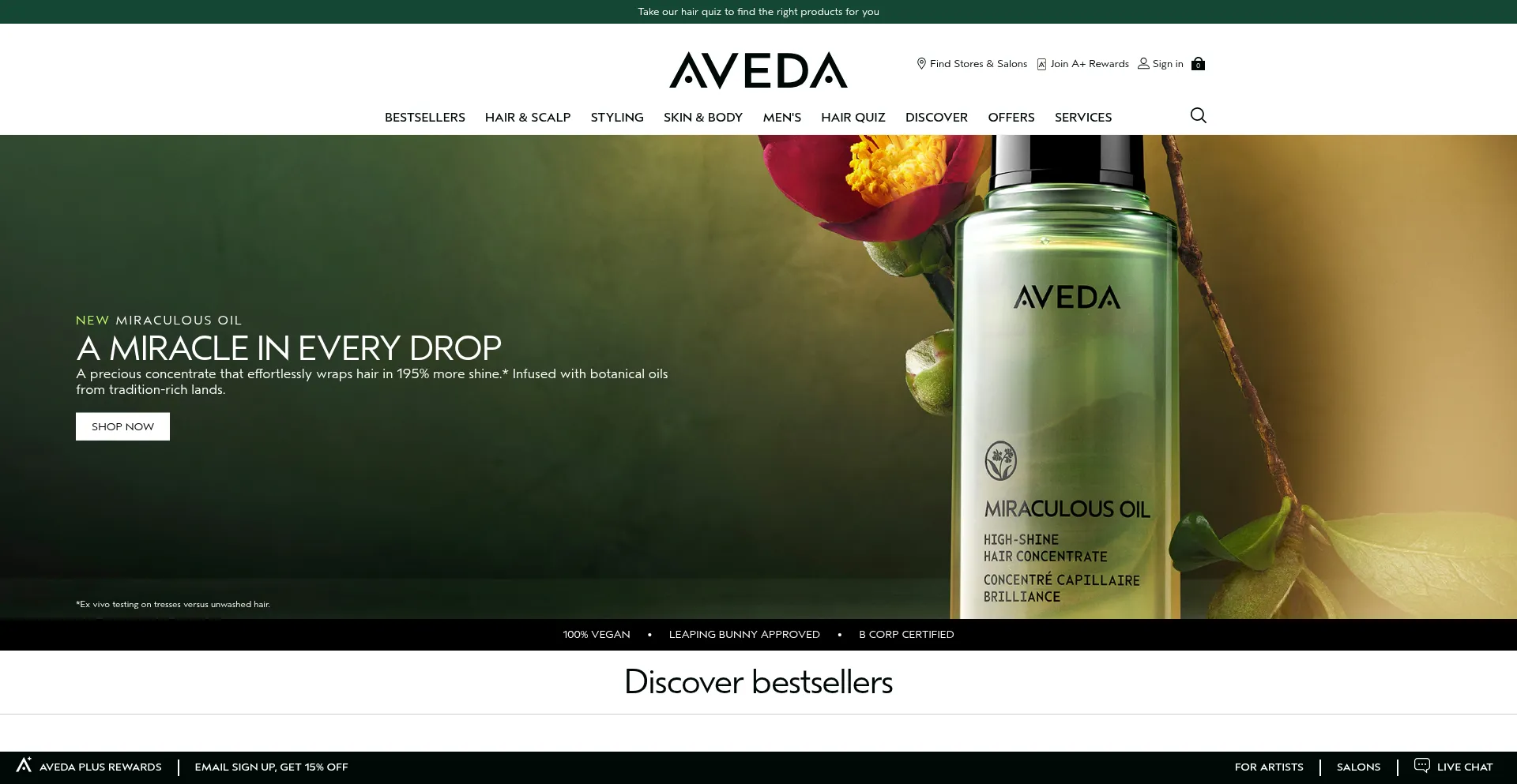 Ist Aveda.com sicher und vertrauenswürdig?