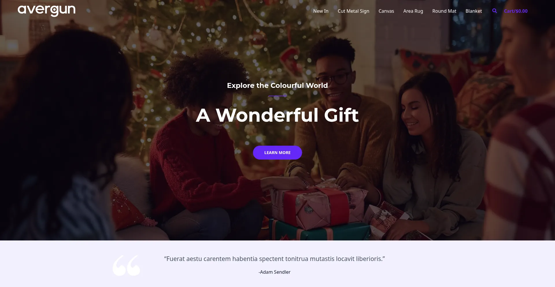 Avergun.com Screenshot