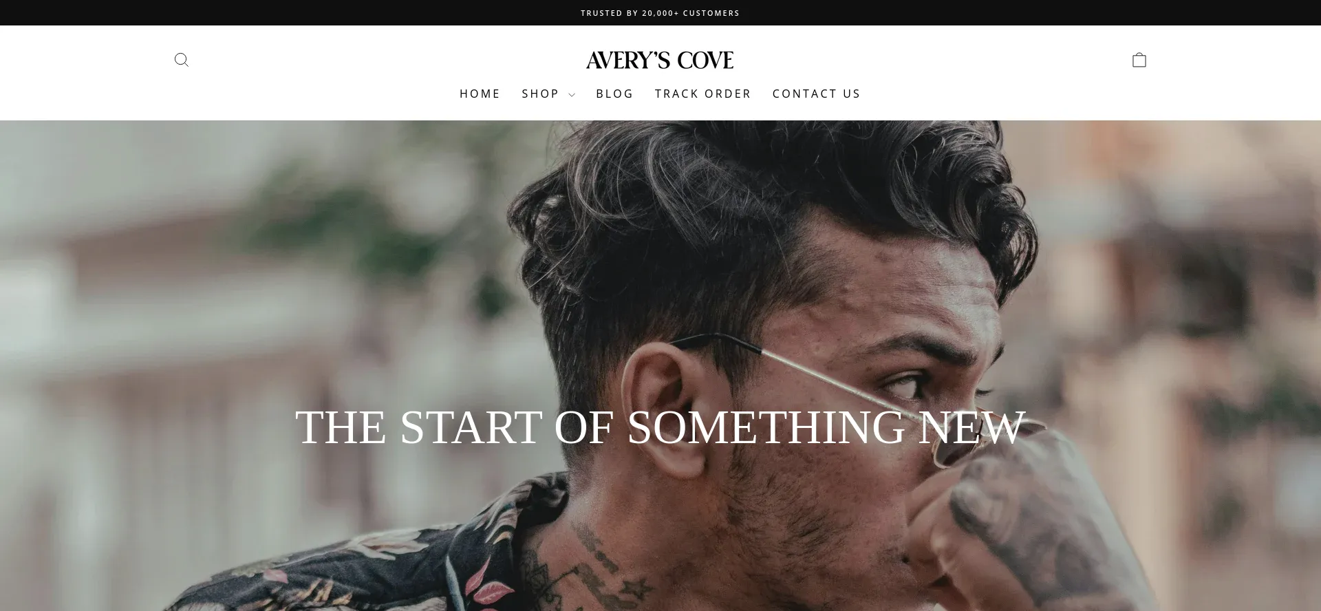Website screenshot of Averyscove.com