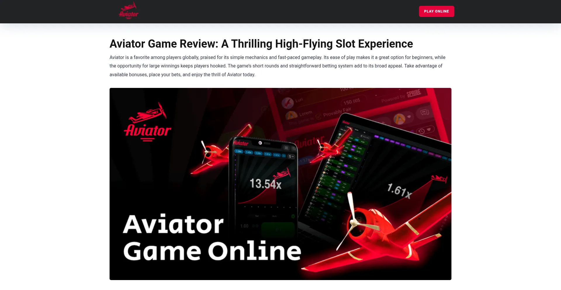 Aviatorgames.uk.com