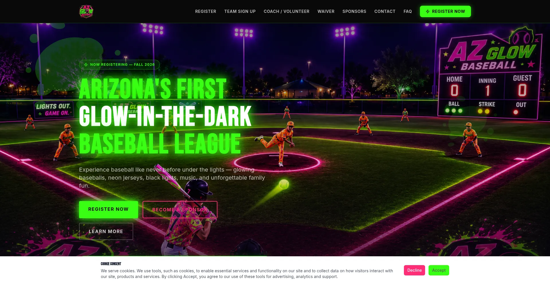 Azglowbaseball.com