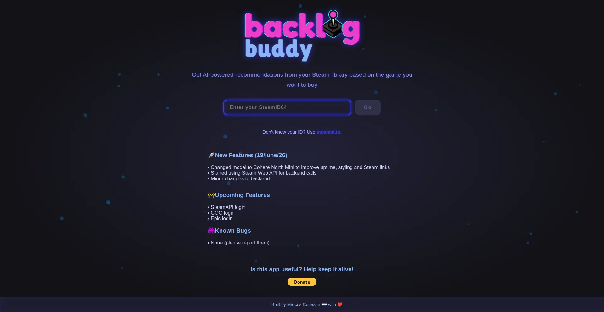 Backlogbuddy.app