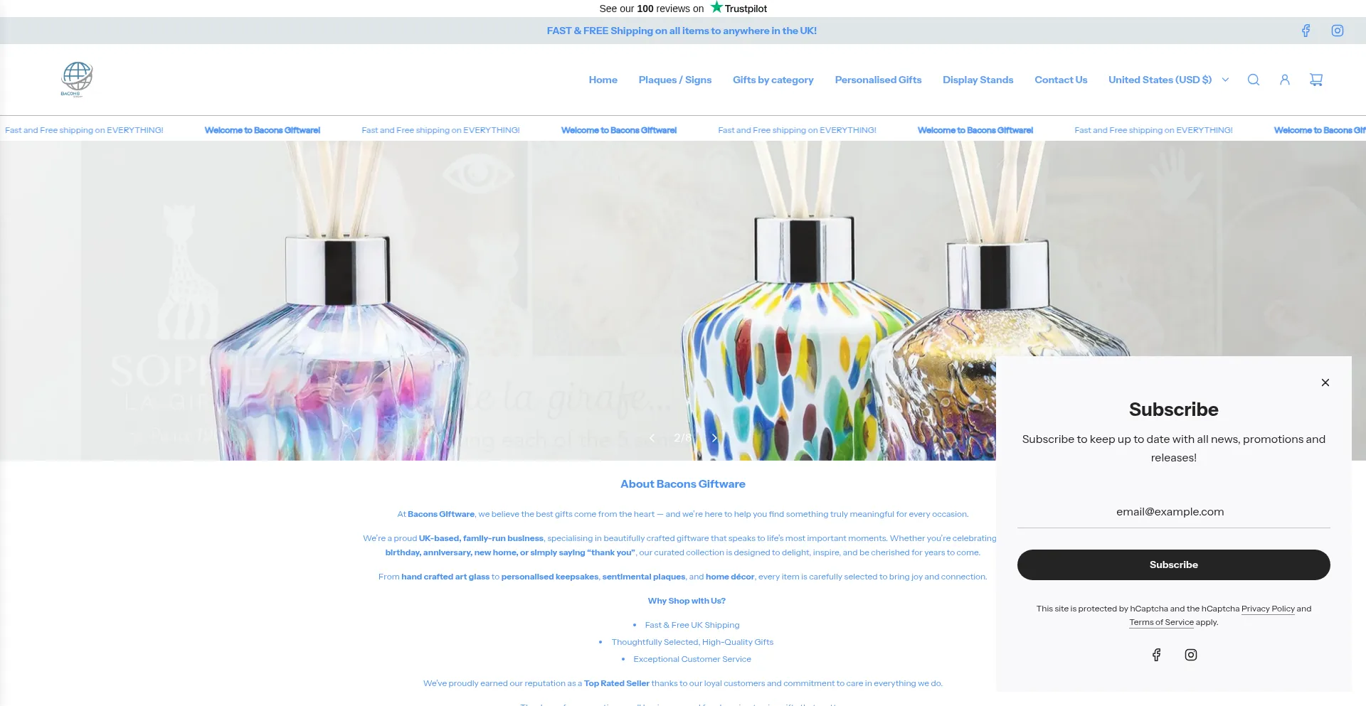 Baconsgiftware.co.uk