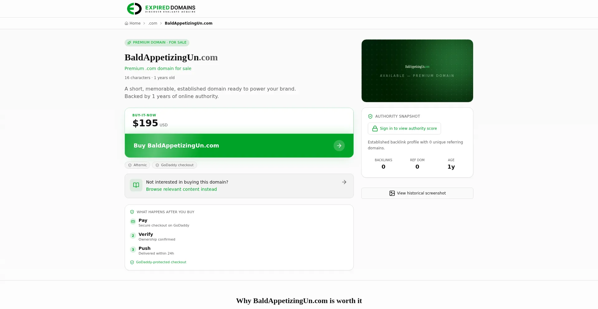 Baldappetizingun.com