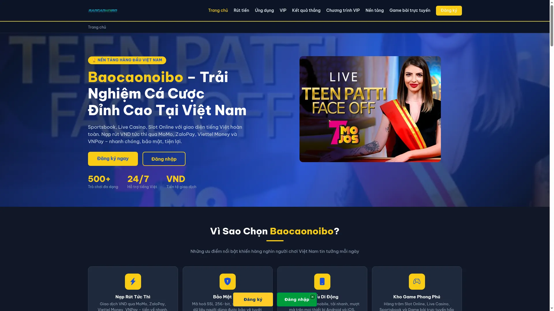 Baocaonoibo.net