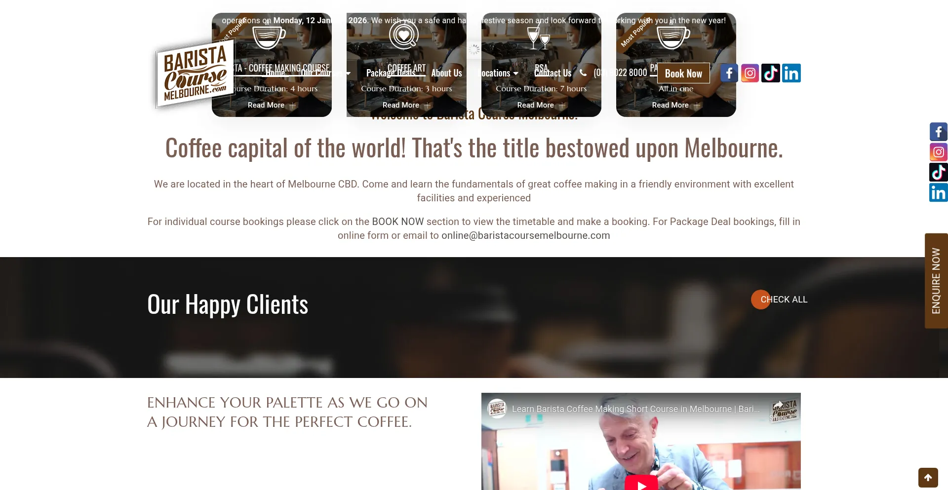 Baristacoursemelbourne.com