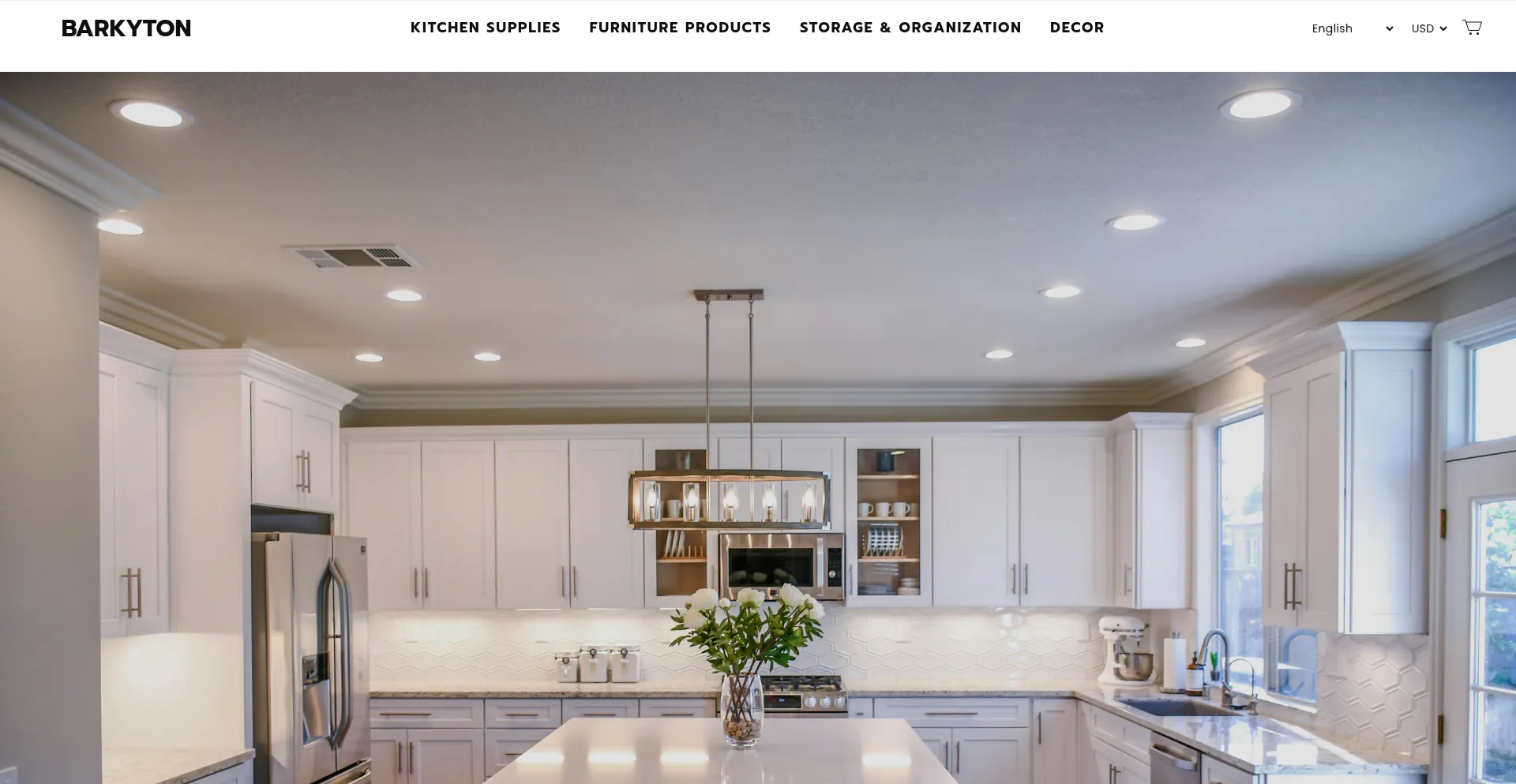 Website screenshot of Barkyton.com