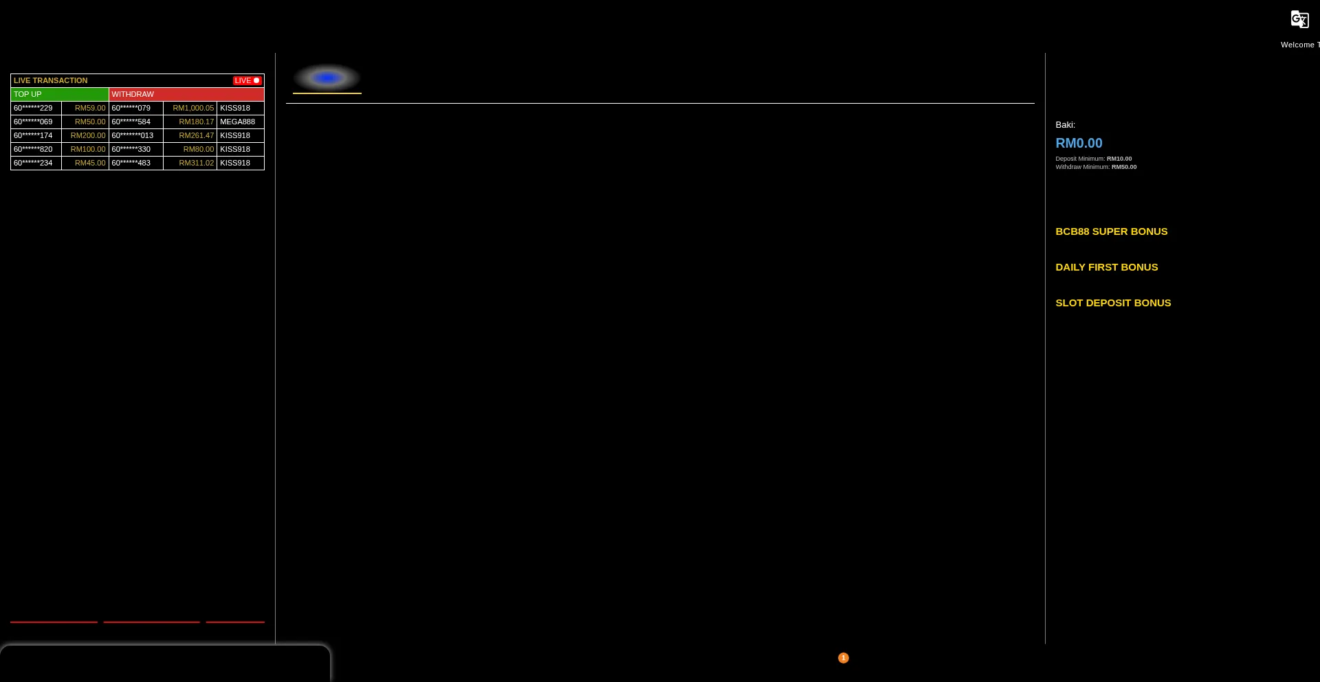 Website screenshot of Bcb88ong.com