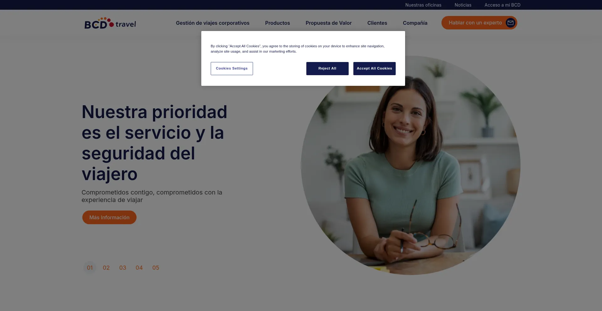 Bcdtravel.es Screenshot