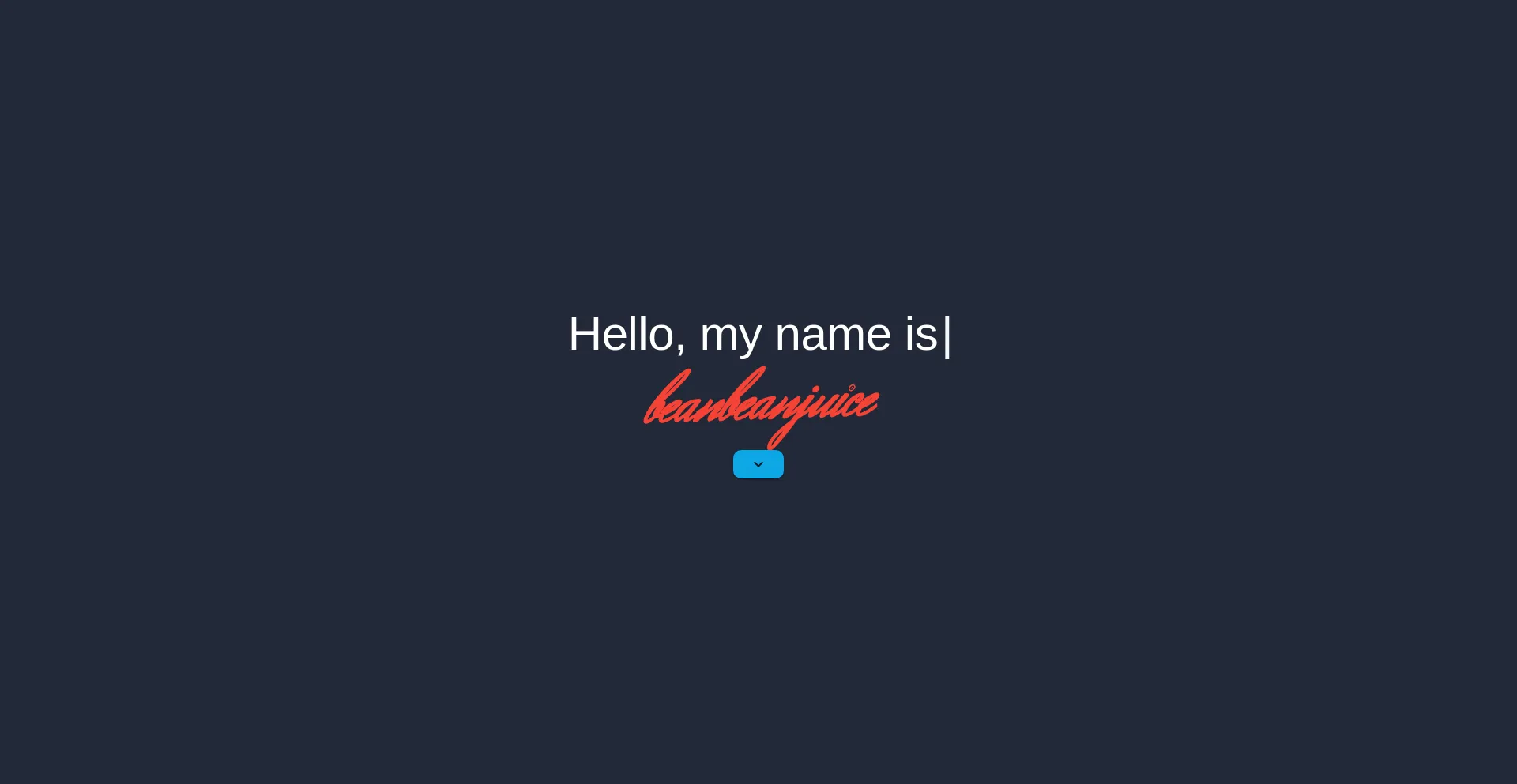 Website screenshot of Beanbeanjuice.com