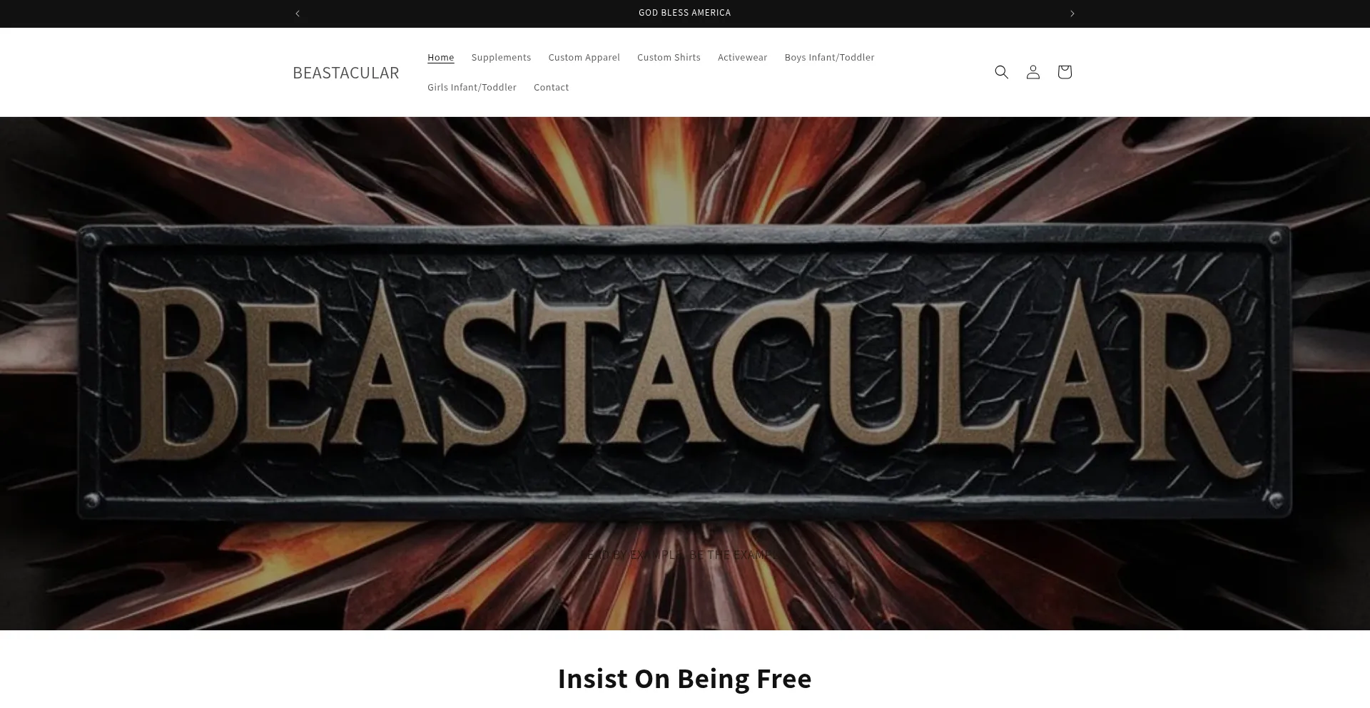 Website screenshot of Beastacular.com