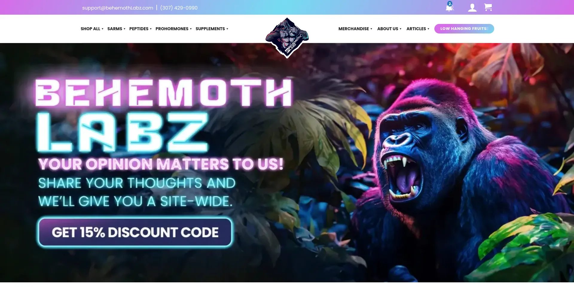 Behemothlabz.com Screenshot