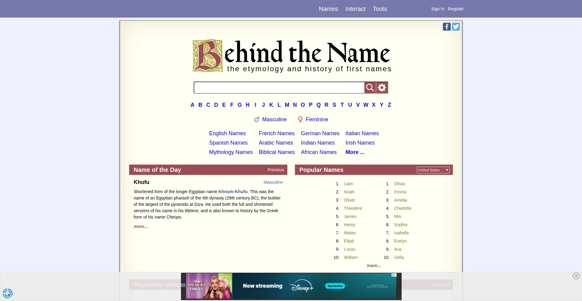 Behindthename.com