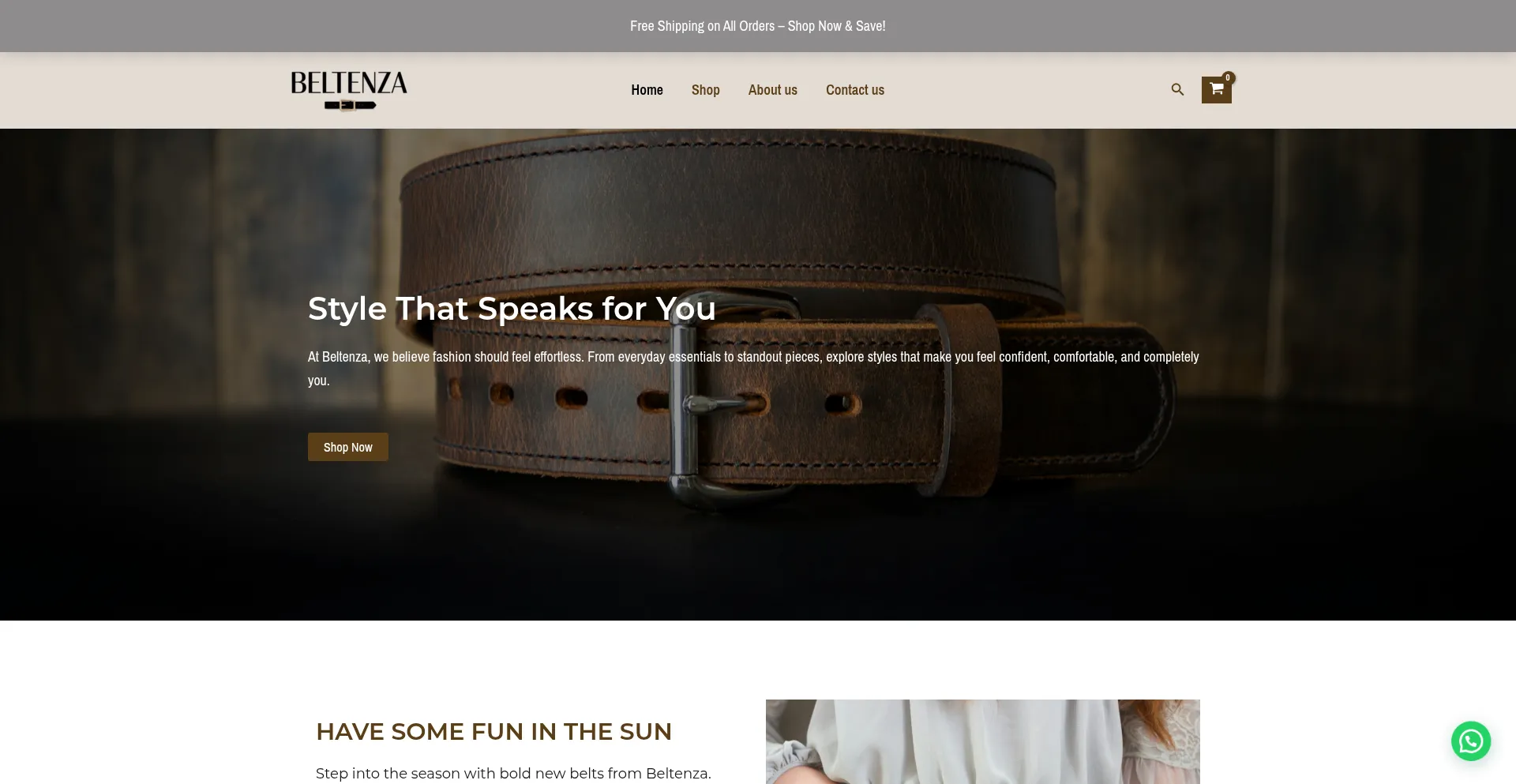 Beltenza.com Screenshot