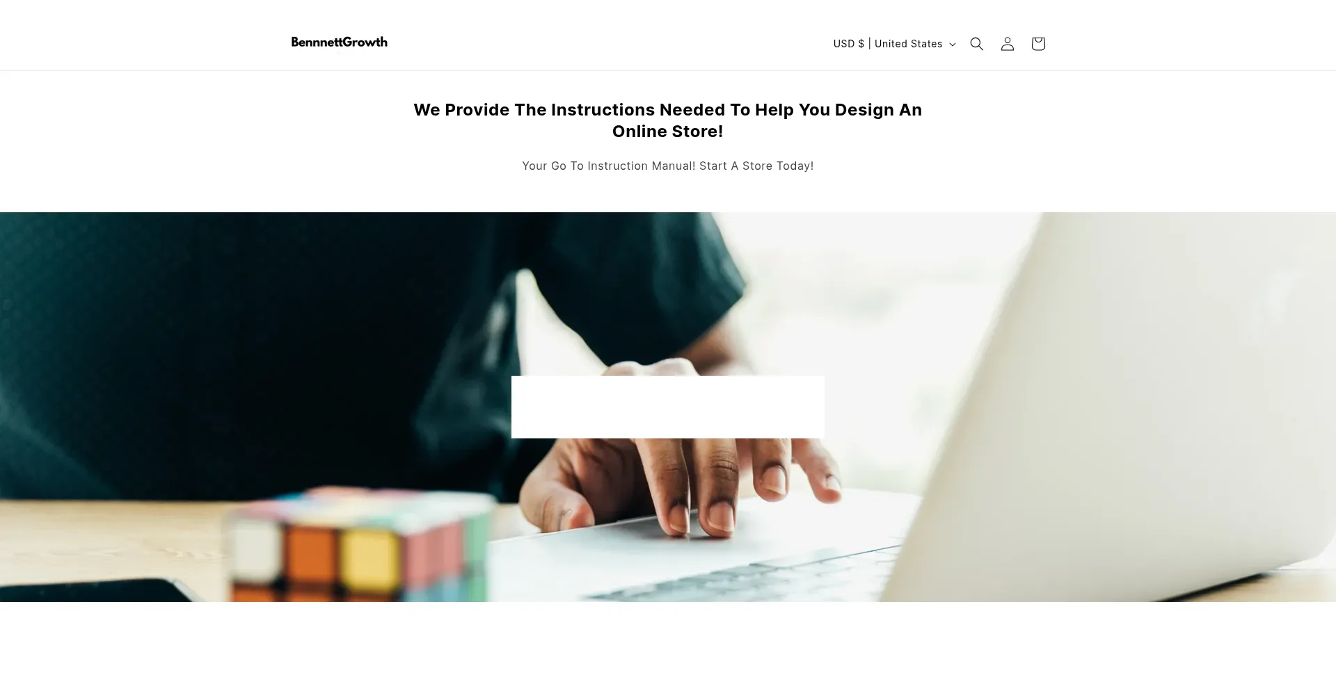 Website screenshot of Bennettgrowth.club
