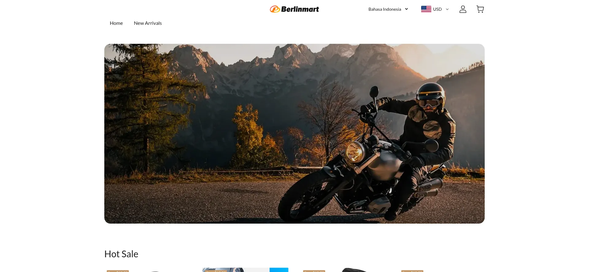 Website screenshot of Berlinmart.online
