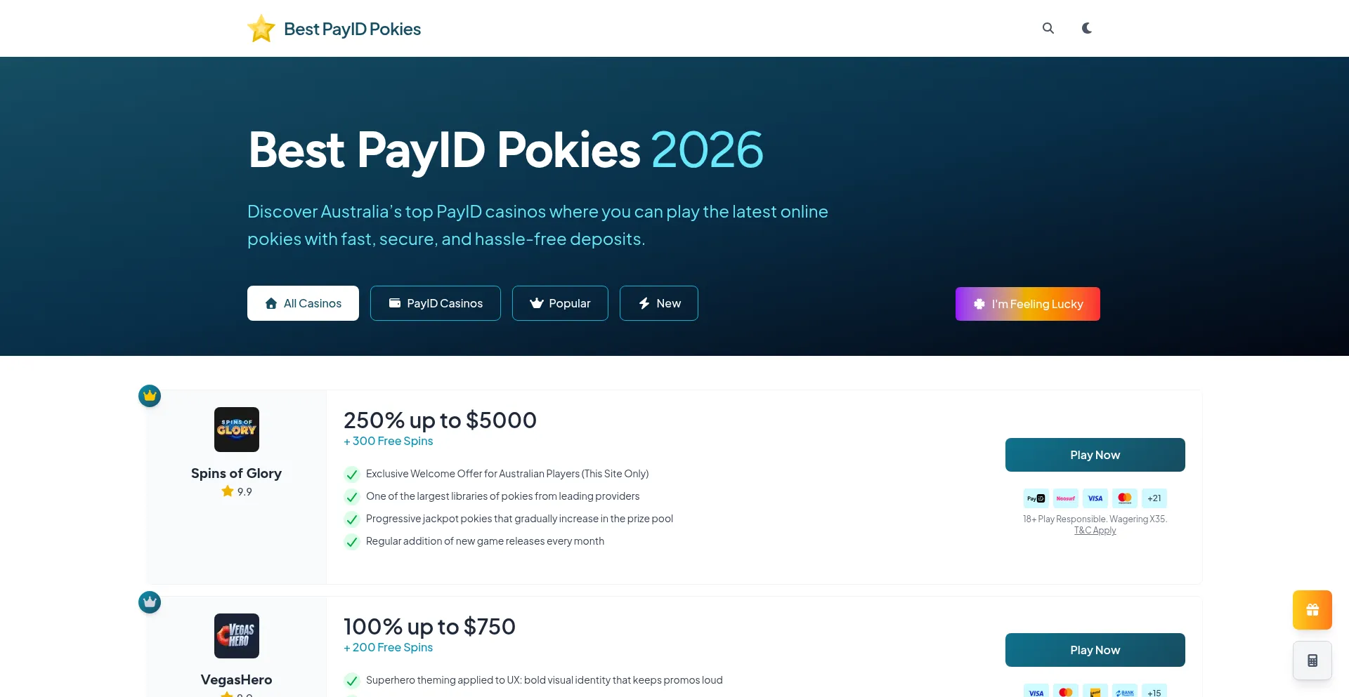 Bestpayidpokies.net