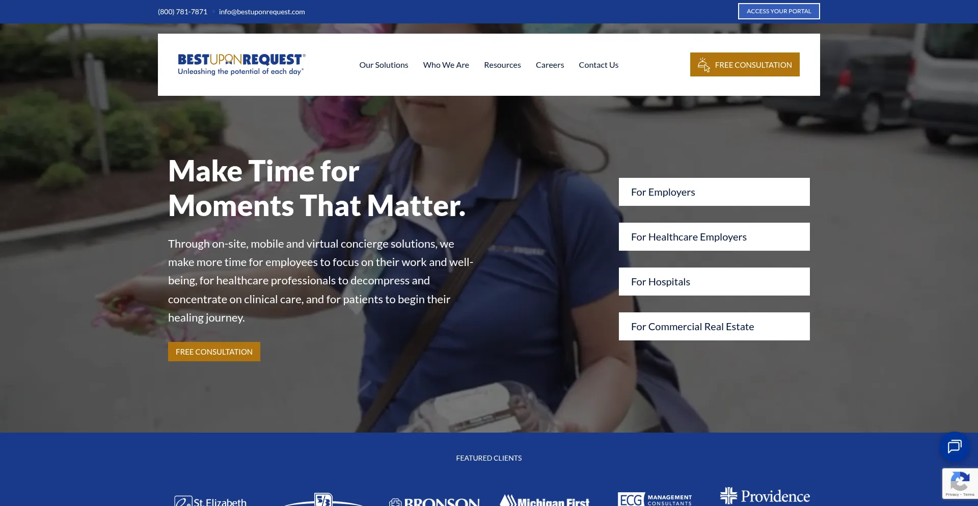 Website screenshot of Bestuponrequest.com