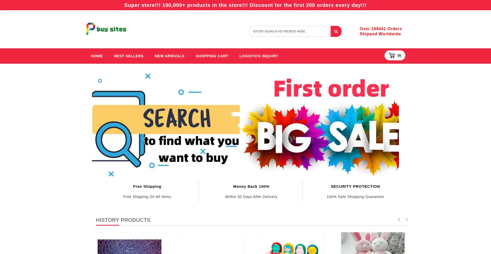 Website screenshot of Bestvoar.click