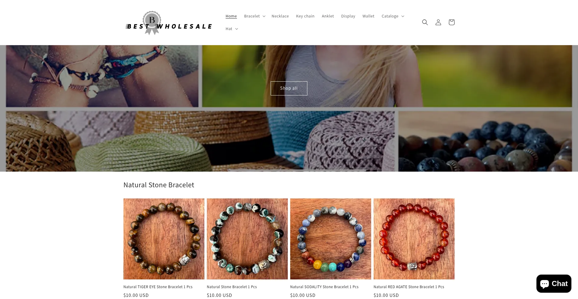 Website screenshot of Bestwholesalenet.com
