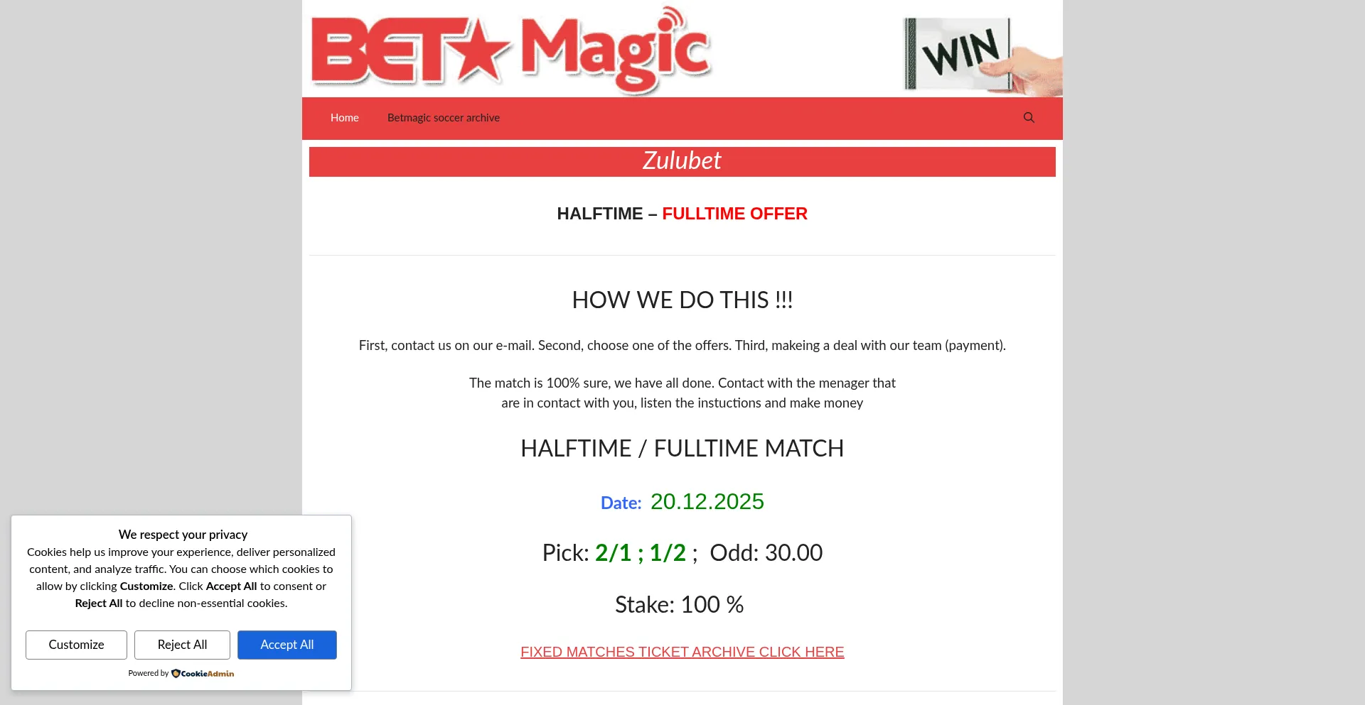 Betmagic1x2.com