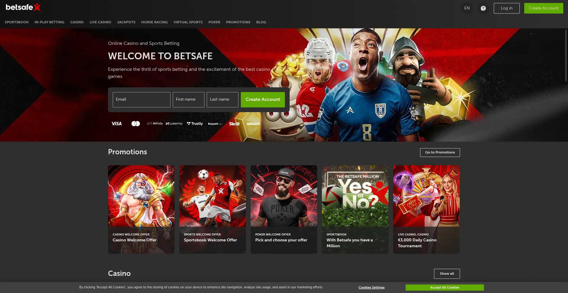 Ist Betsafe.com sicher und vertrauenswürdig?
