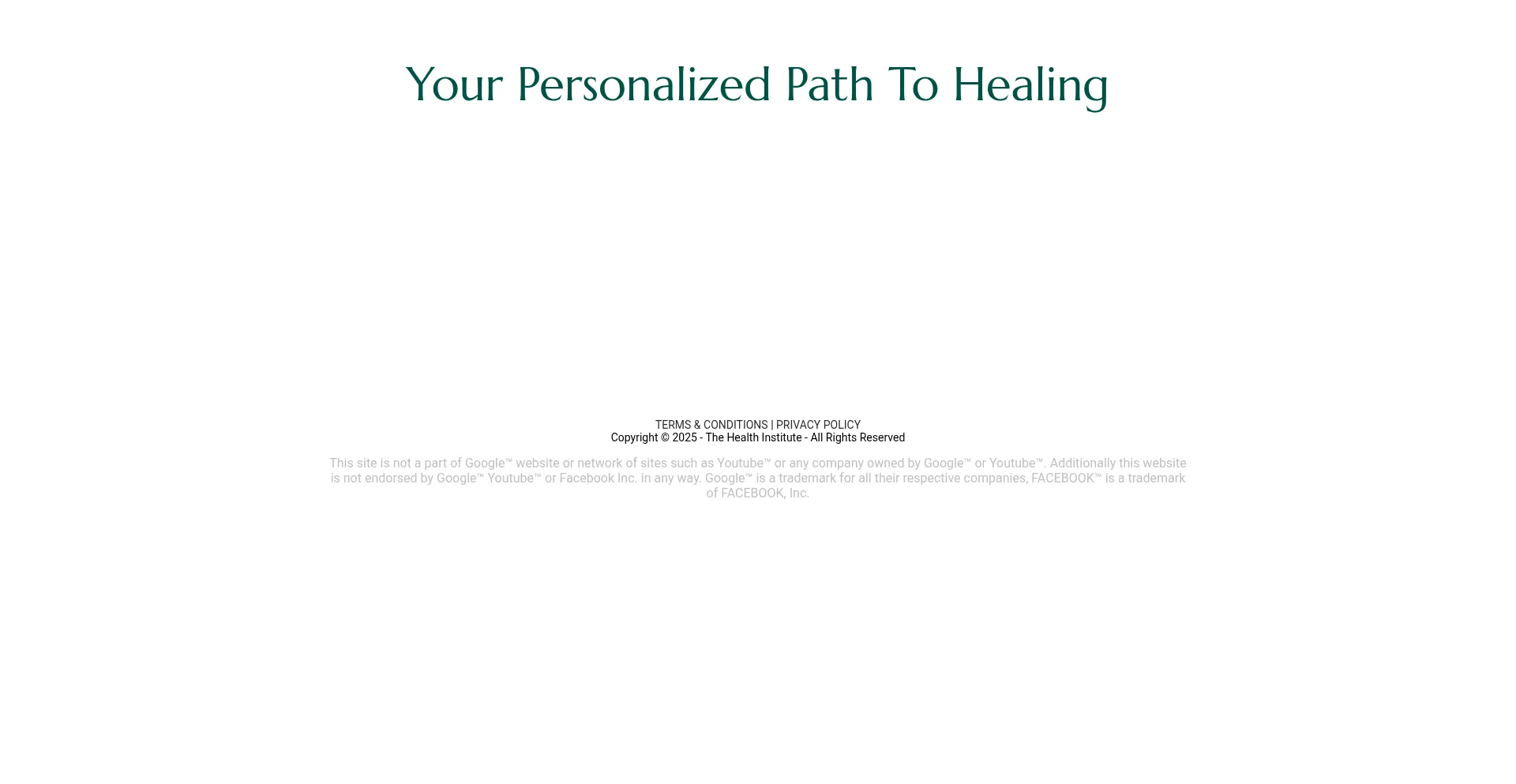 Website screenshot of Beyondbloodwork.com