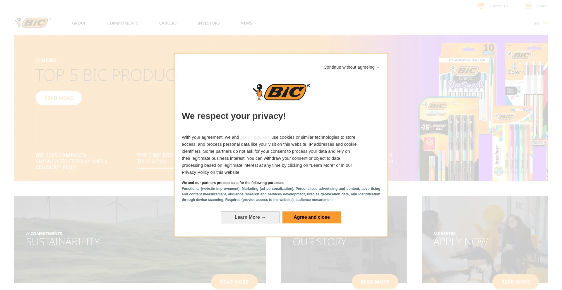 Bicworld.com Screenshot