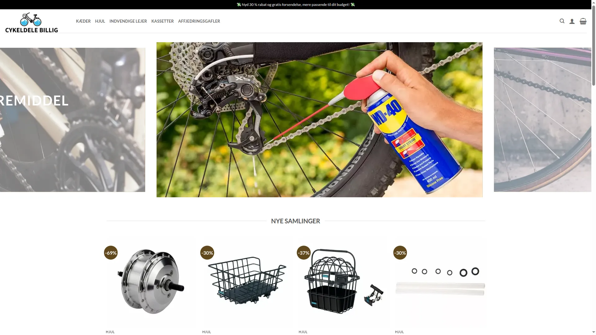 Bicyclepartsdenmark.com