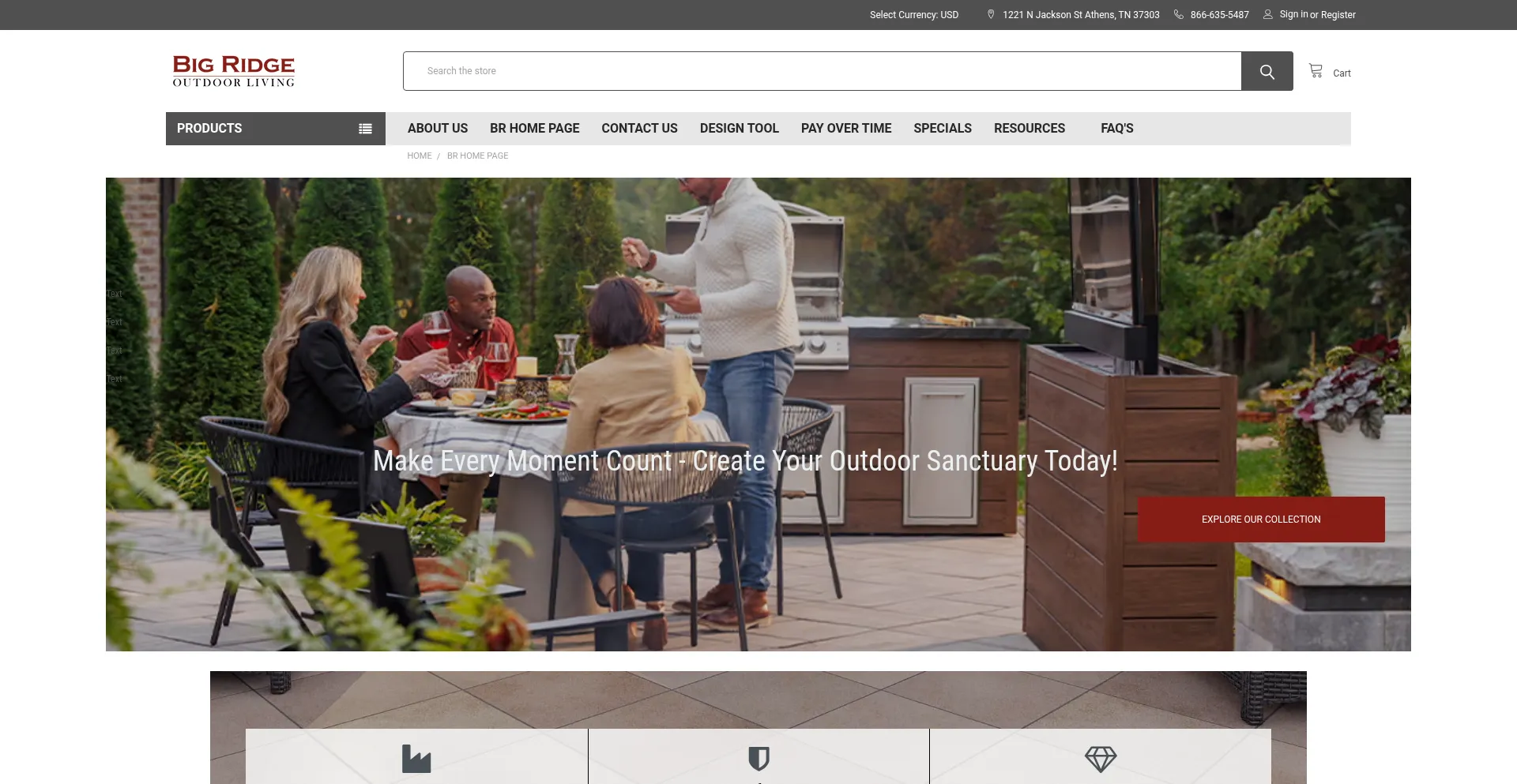 Ist Bigridgeoutdoorkitchens.com sicher und vertrauenswürdig?