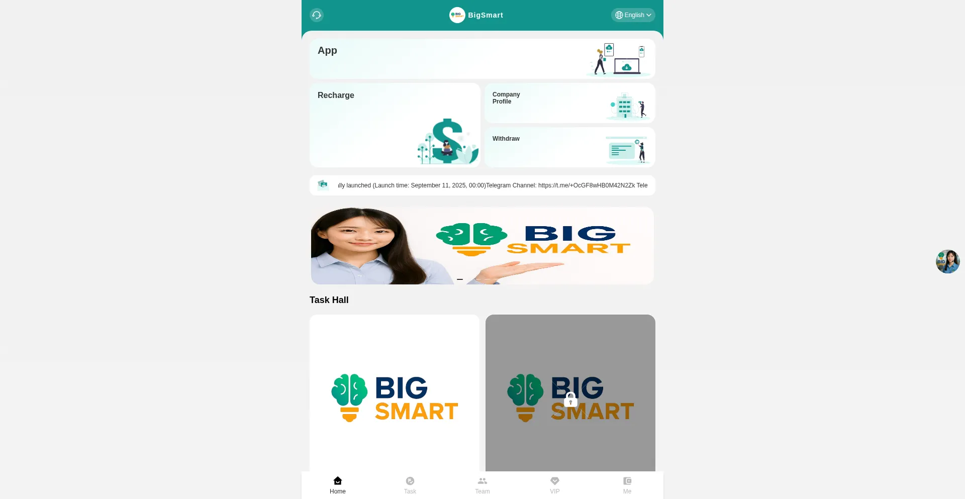 Bigsmart.vip Screenshot