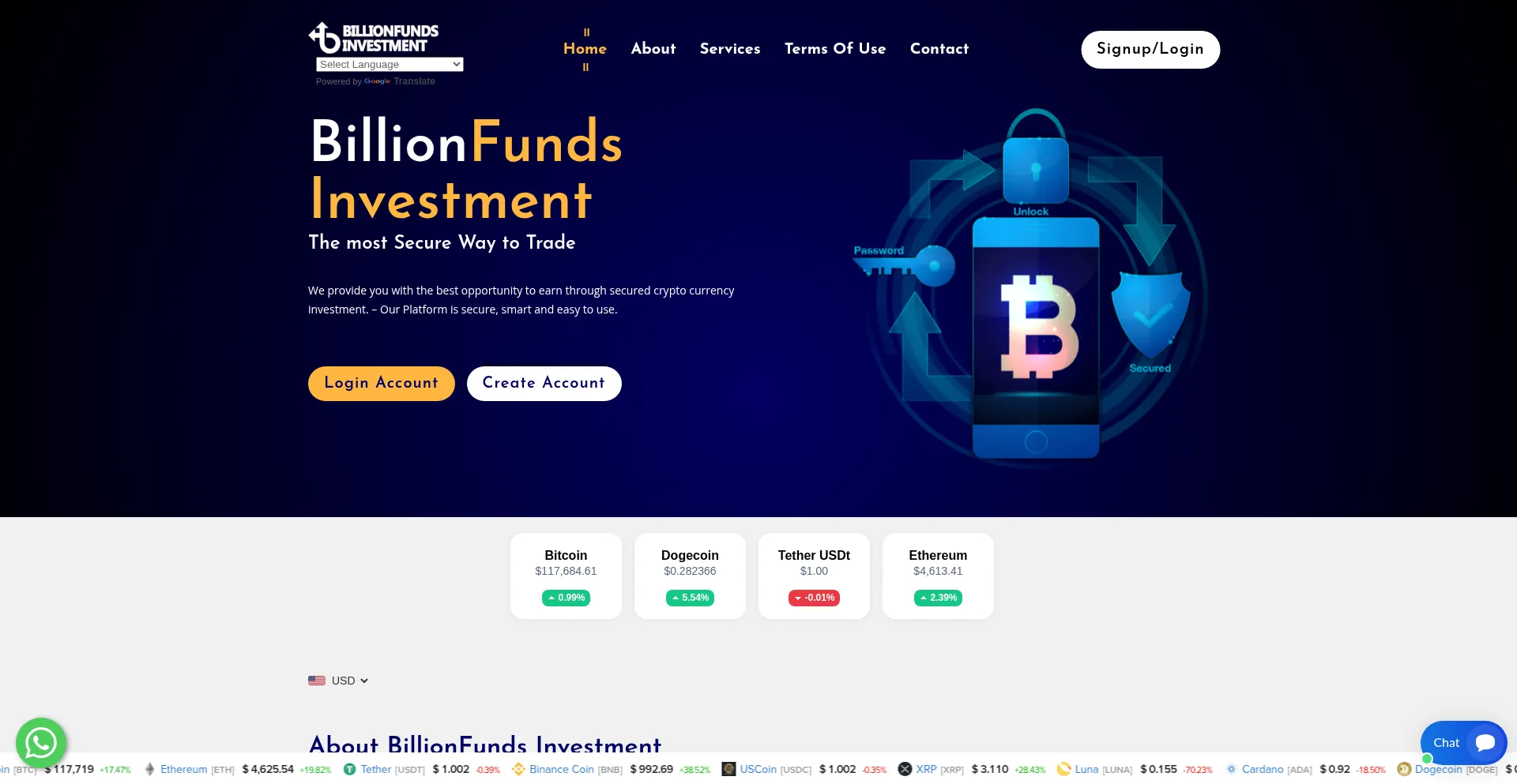 Ist Billionsfund.com sicher und vertrauenswürdig?