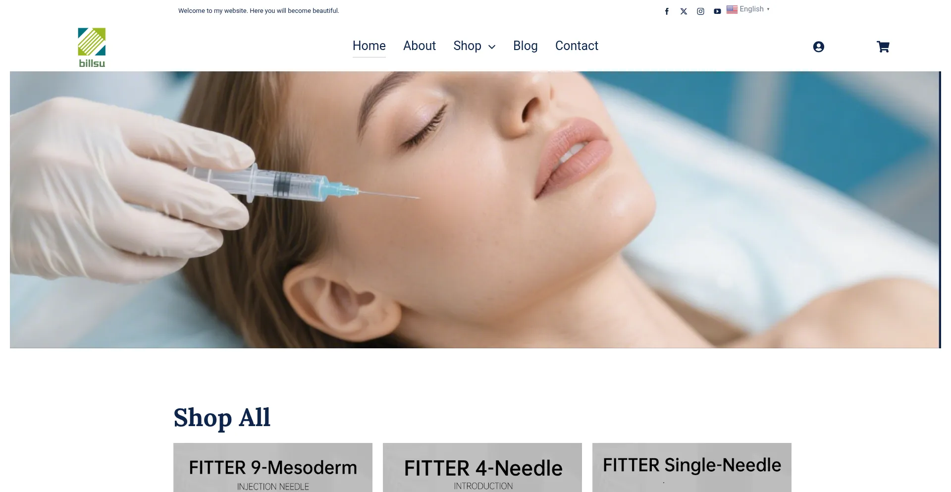Website screenshot of Billsu.com